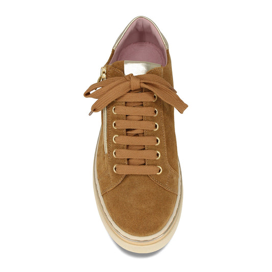 Glee: Tan Suede Shoes Sole Bliss