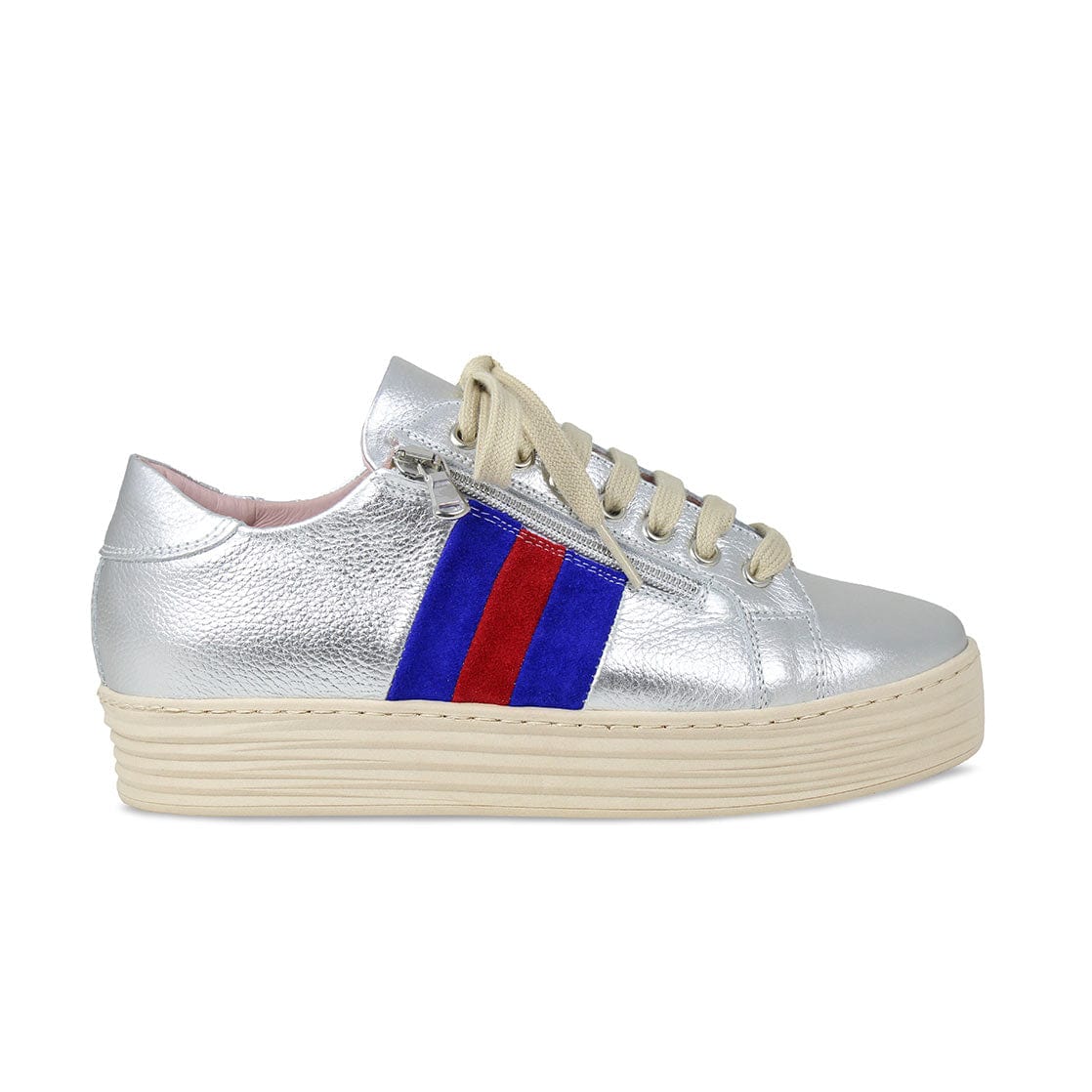 Buy Polo Ralph Lauren White 3 Striped Sneakers Online - 584751 | The  Collective