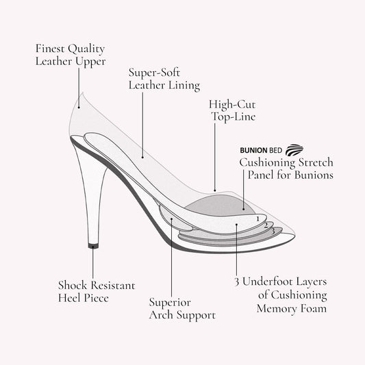 Fonda: Black Leather & Patent Shoes Sole Bliss