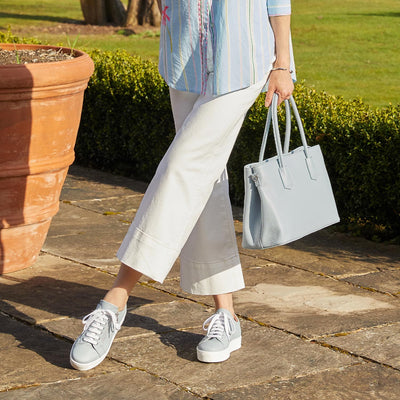 Hero: Pale Blue Leather