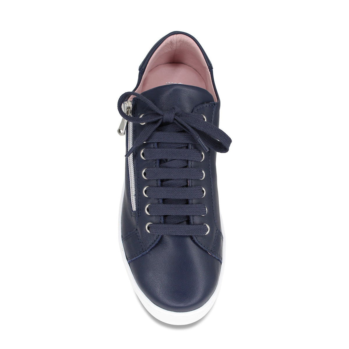 Hero: Navy Leather Shoes Sole Bliss