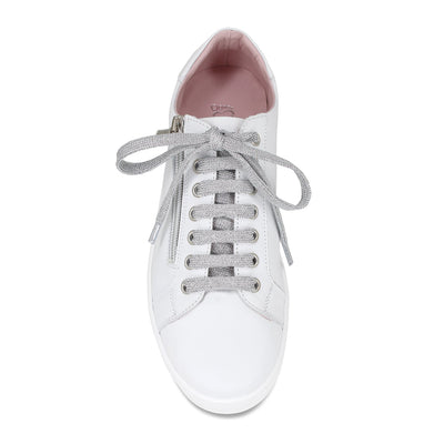 Hero: White Leather Shoes Sole Bliss