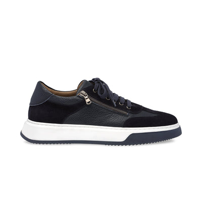 Shoes MEN'S Samson: Navy Leather & Suede Sole Bliss USA