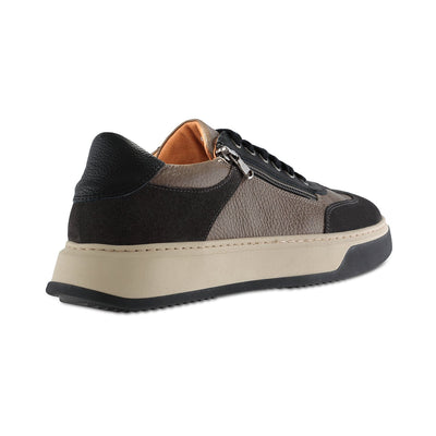 Samson: Gray & Taupe Leather - Plantar Fasciitis Shoes | Sole