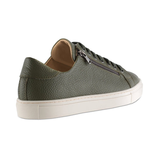 Stride: Khaki Leather | Men's Trainers for Plantar Fasciitis Shoes Sole Bliss
