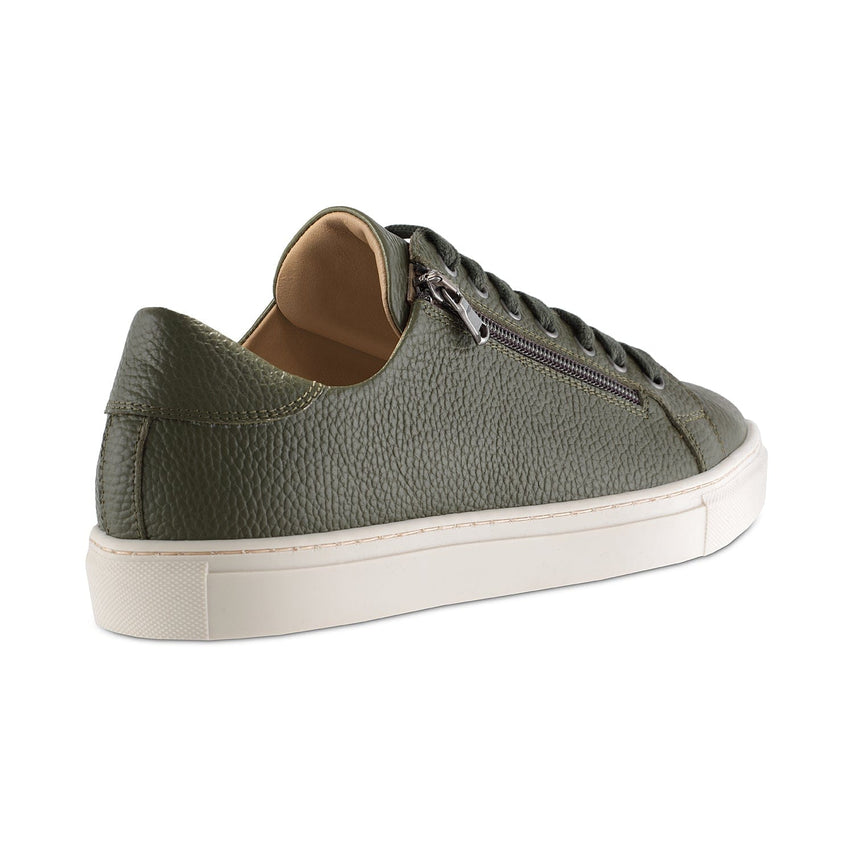 Stride: Khaki Leather | Men's Trainers for Plantar Fasciitis Shoes Sole Bliss