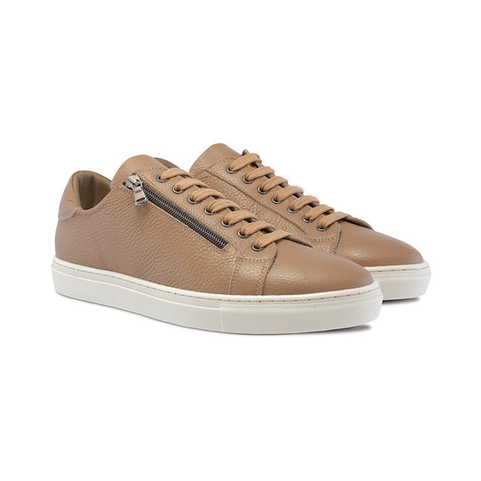 Stride: Camel Leather | Men's Trainers for Plantar Fasciitis Shoes Sole Bliss