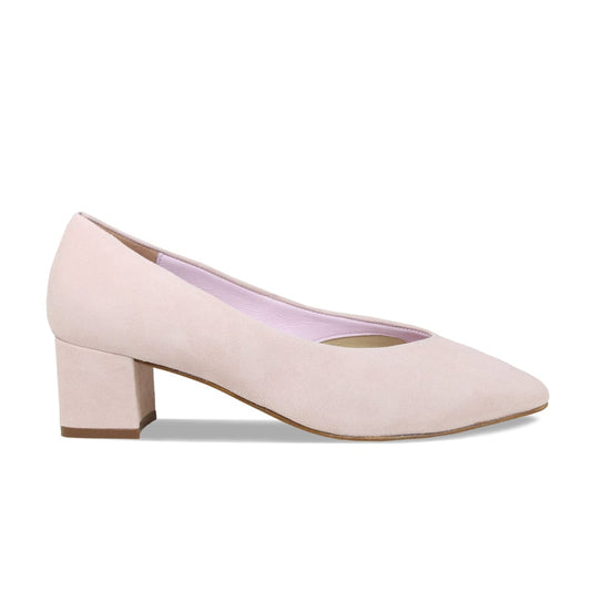 Ingrid: Blush Suede Shoes Sole Bliss