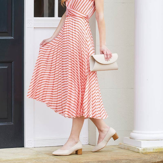 Ingrid: Cream Leather Shoes Sole Bliss