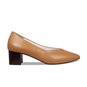 Shoes Ingrid: Tan Leather Sole Bliss USA