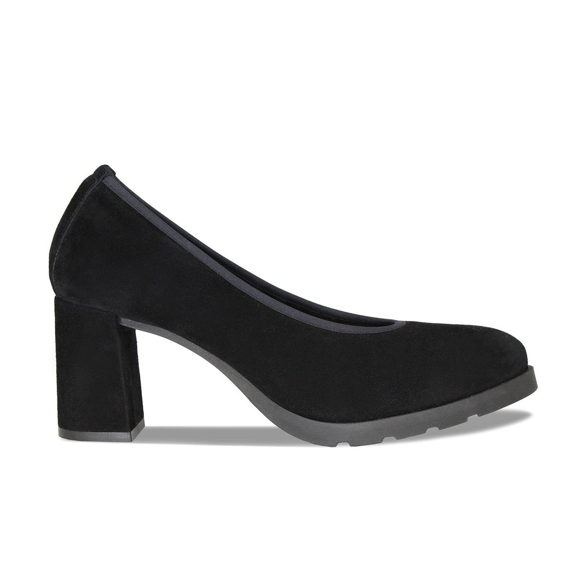 Monroe: Black Suede Shoes Sole Bliss