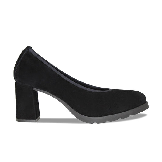 Monroe: Black Suede Shoes Sole Bliss