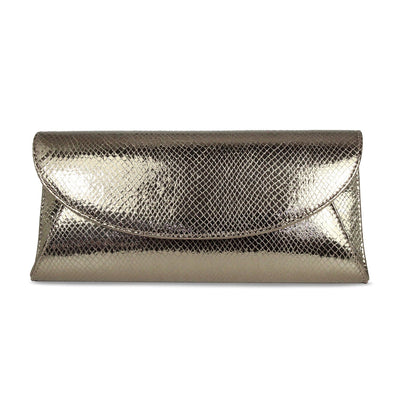 Bags PRE ORDER - Jenna: Bronze Snake Print Leather Sole Bliss USA