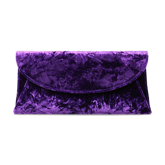 Jenna: Luxe Purple Velvet Bags Sole Bliss