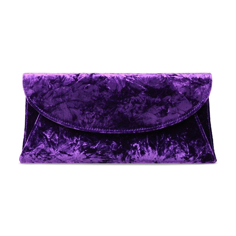 Jenna: Luxe Purple Velvet Bags Sole Bliss