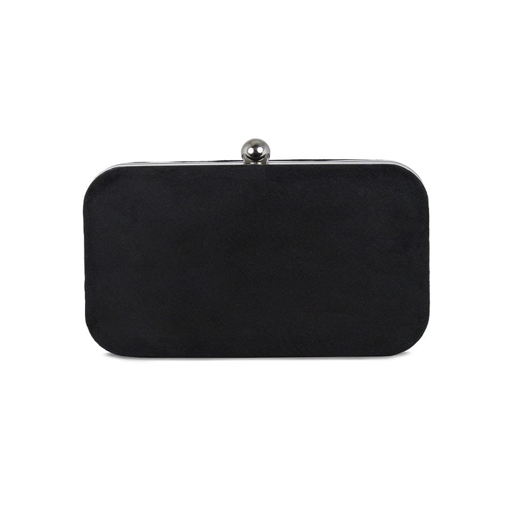 Jewel: Black Suede & Silver Bags Sole Bliss