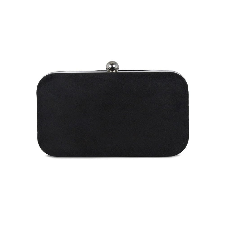 Jewel: Black Suede & Silver Bags Sole Bliss