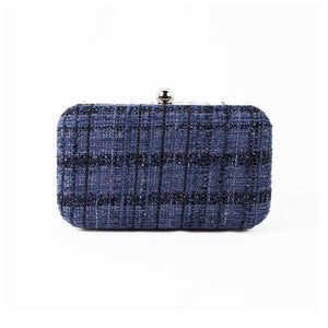 Bags Jewel: Navy Tweed Sole Bliss USA