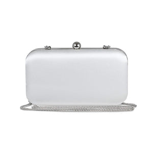 Bags Jewel: White Satin & Silver Sole Bliss USA