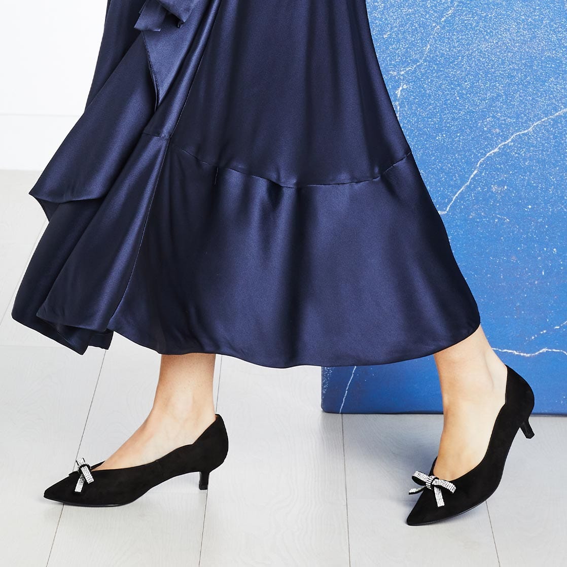 Alex Marie Shoes Women's Size 9.5 Navy Blue Beaded Open Toe Sparkle Heels  Pumps | eBay