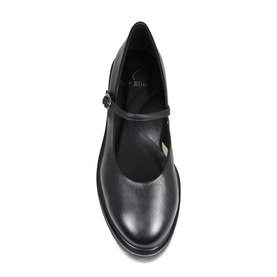 Shoes Libra: Black Leather Sole Bliss USA