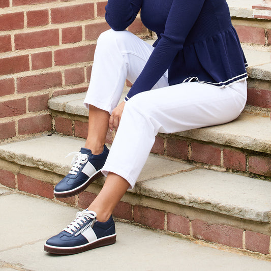 Uptown: Navy Leather