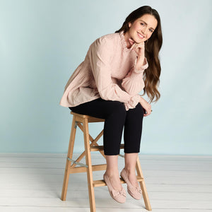 Shoes Lola: Blush Suede Sole Bliss USA