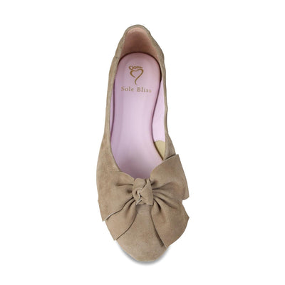 Lola: Taupe Suede