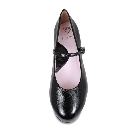 London: Black Leather Shoes Sole Bliss