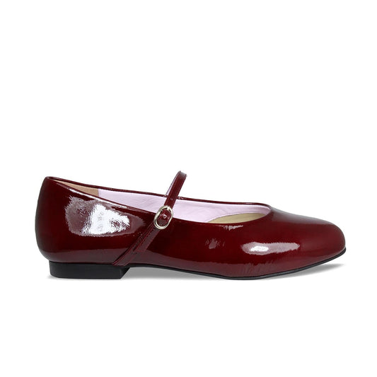 London: Bordeau Patent Leather Shoes Sole Bliss