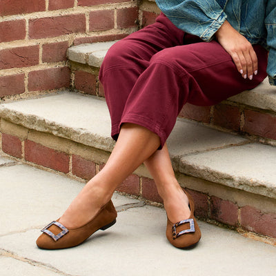 Lori: Tan Suede & Leopard