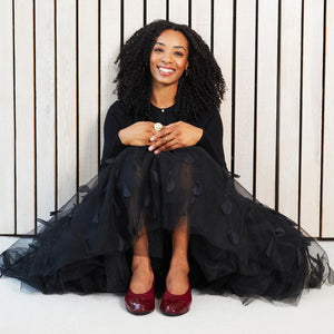 Shoes Luna: Burgundy Leather & Patent Sole Bliss USA