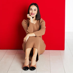 Shoes Luna: Camel & Black Leather Sole Bliss USA