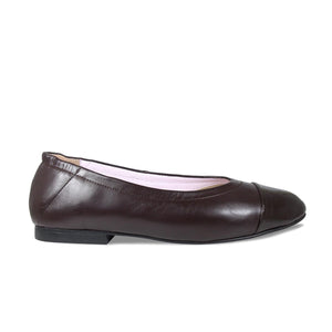 Shoes Luna: Chocolate Leather & Patent Sole Bliss USA