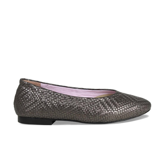 Luna: Bronze Weave Leather Shoes Sole Bliss