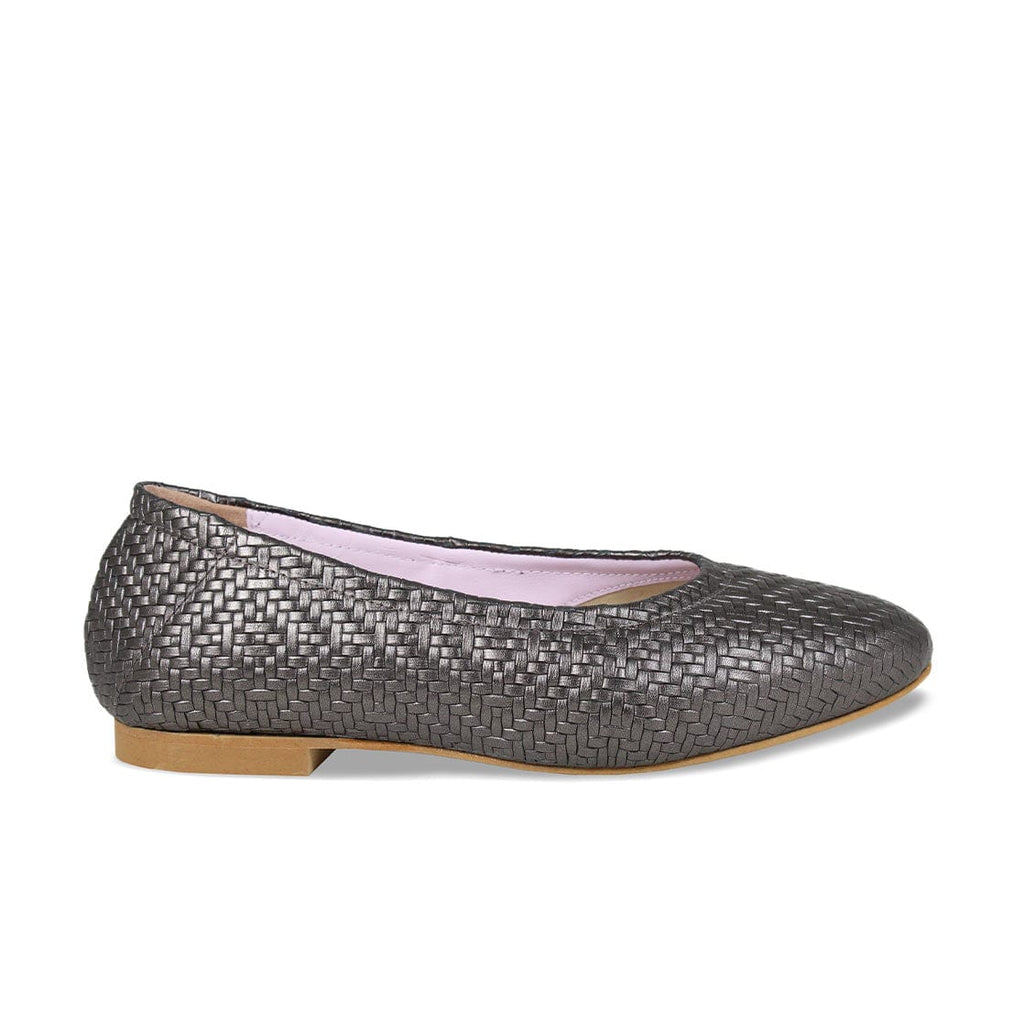 Luna Bronze Weave Best Ballet Flats for Bunions Sole Bliss Sole