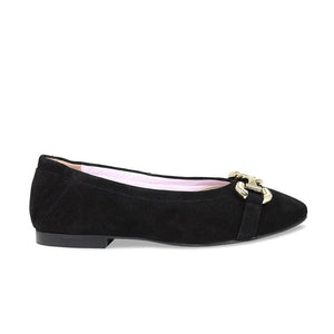 Shoes Lydia: Black Suede Sole Bliss USA
