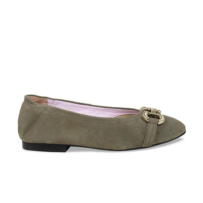 Lydia: Olive Suede