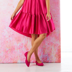 Shoes Nova: Fuchsia Suede Sole Bliss USA