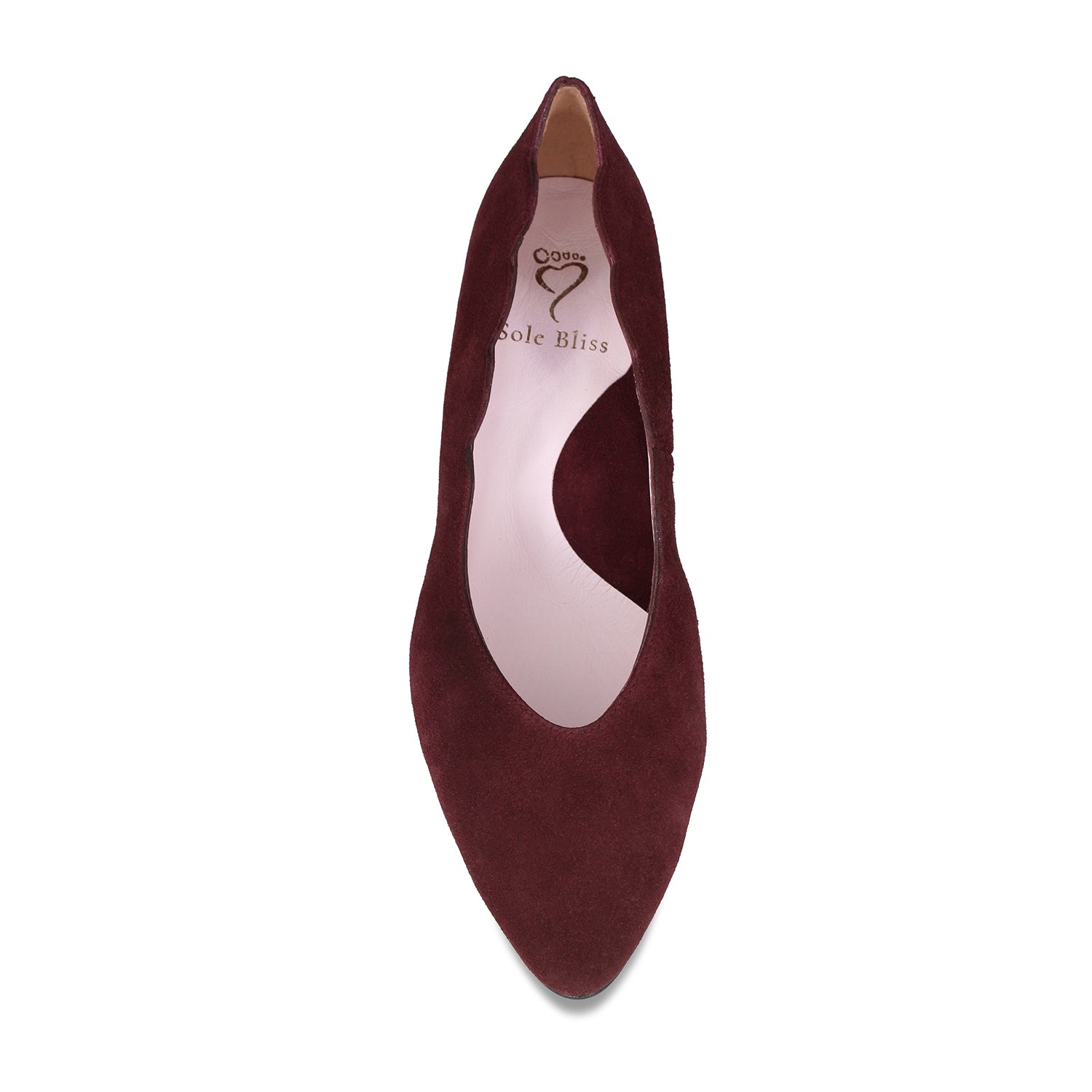 Nova: Plum Suede Shoes Sole Bliss