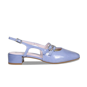 Shoes Opera: China Blue Patent Leather Sole Bliss USA