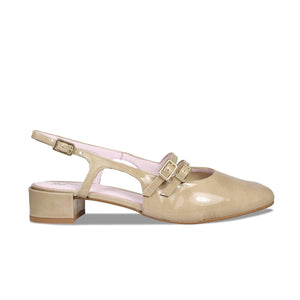 Shoes Opera: Taupe Patent Leather Sole Bliss USA