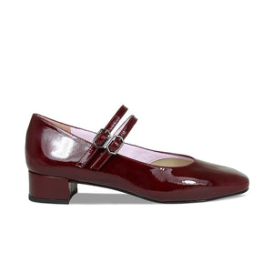 Shoes Orla: Burgundy Patent Leather Sole Bliss USA