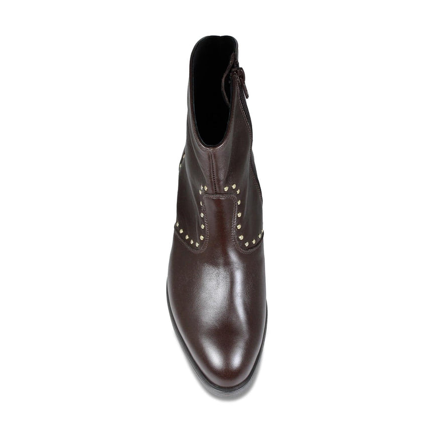 Phoenix: Brown Leather Boots Sole Bliss