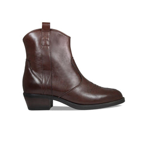 Boots Pioneer: Chestnut Leather Sole Bliss USA