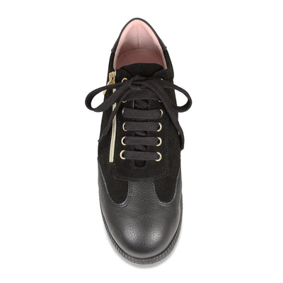 Shoes Pixie: Black Leather & Suede Sole Bliss USA
