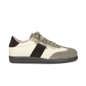 Shoes Pixie: Cream, Taupe & Brown Sole Bliss USA