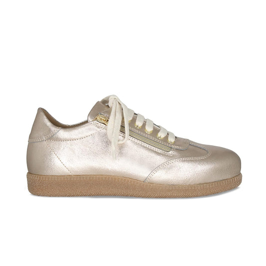 Pixie: Gold Leather Shoes Sole Bliss