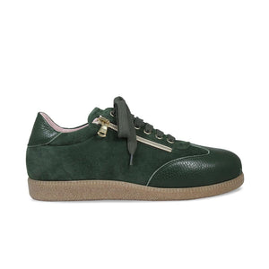 Shoes Pixie: Forest Green Leather & Suede Sole Bliss USA
