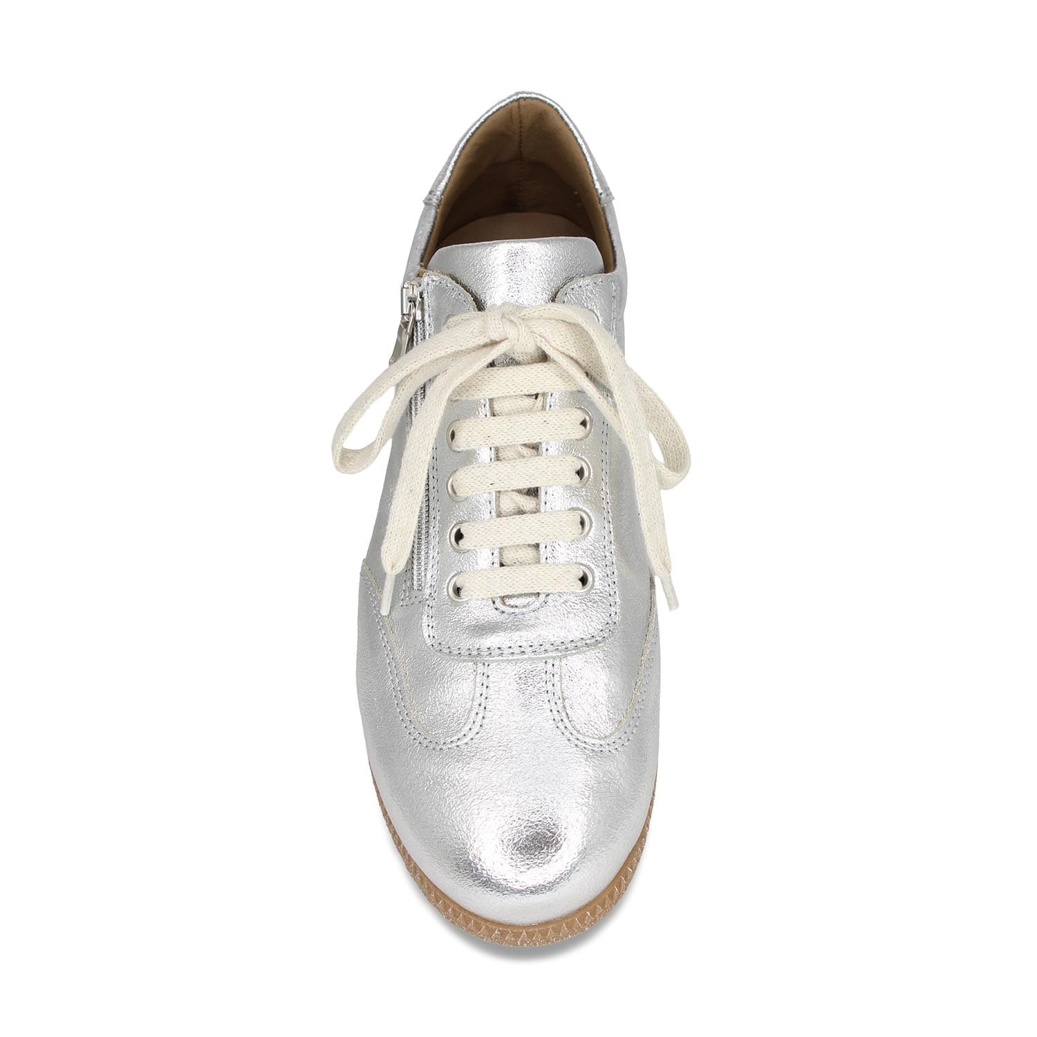 Pixie: Silver Leather Shoes Sole Bliss